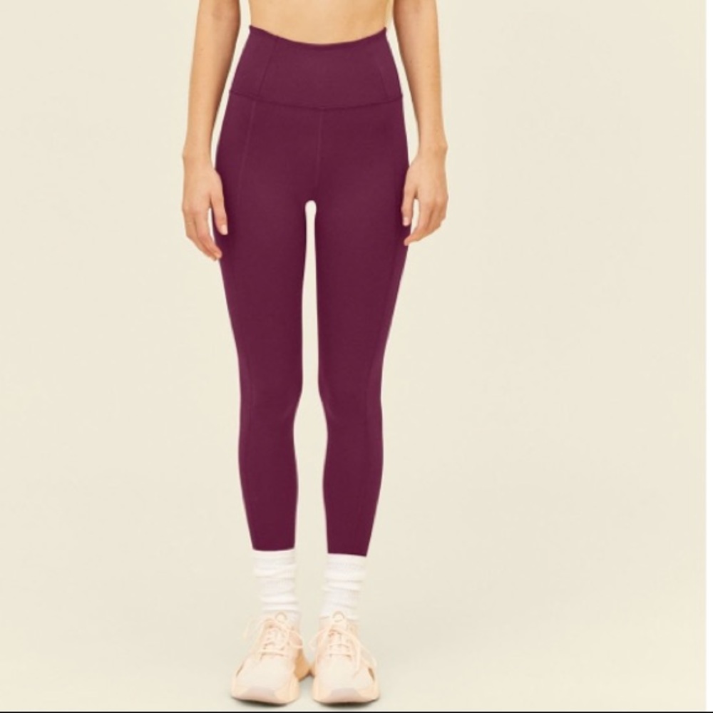 Plum Compressive High-Rise Legging